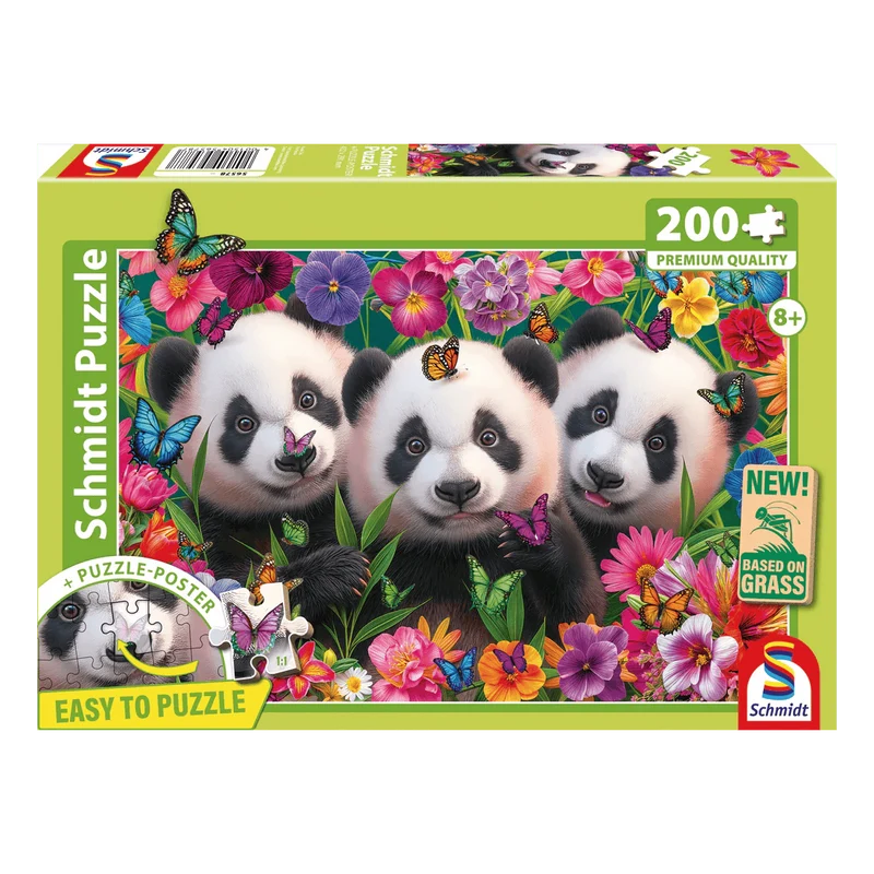 Panda trio (200 pcs)