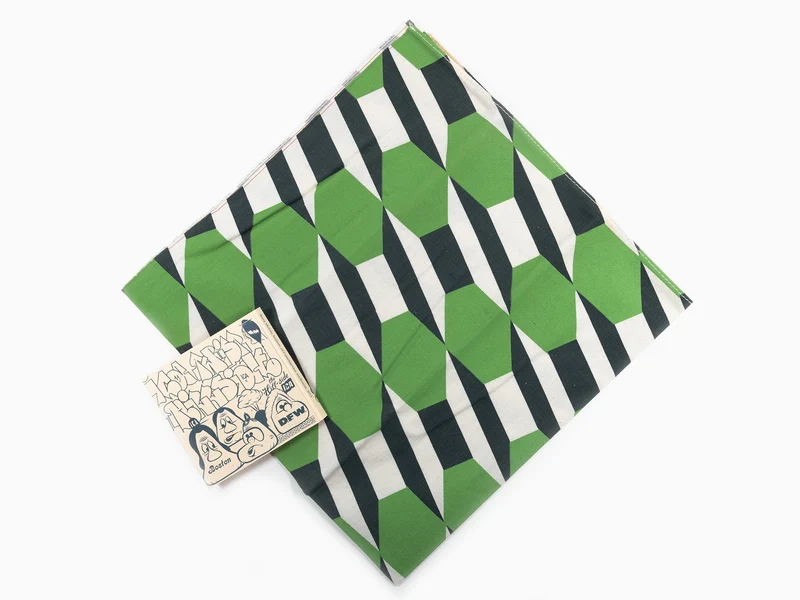 Barry McGee - Motif vert bandana, 2013