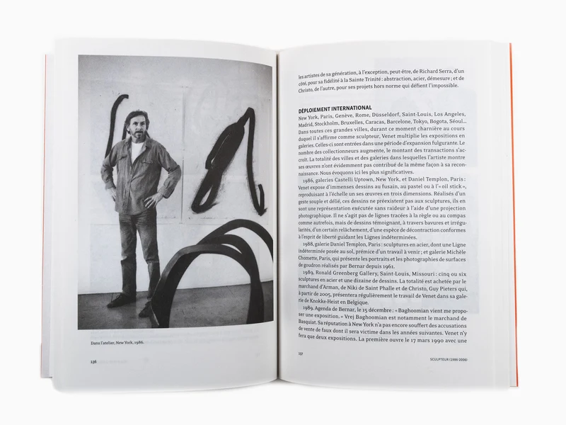 Catherine Francblin- Bernar Venet, Toute une vie pour l'art