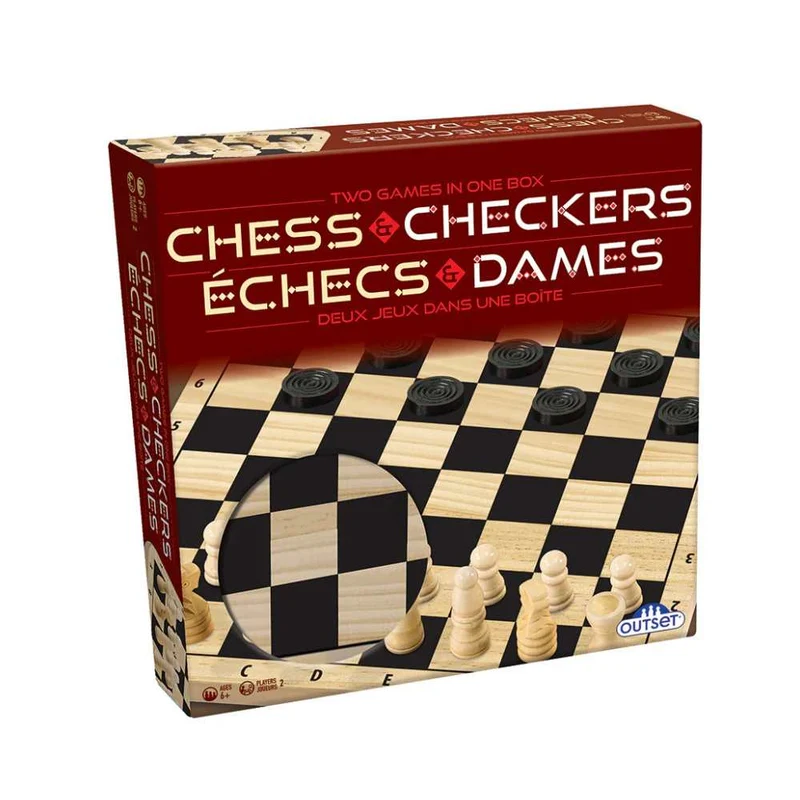 Jeux d'échecs et de dames | Chess and Checkers Set (ML)