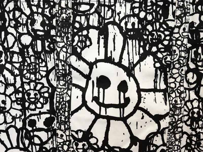 Madsaki x Takashi Murakami - Sac en coton Flower