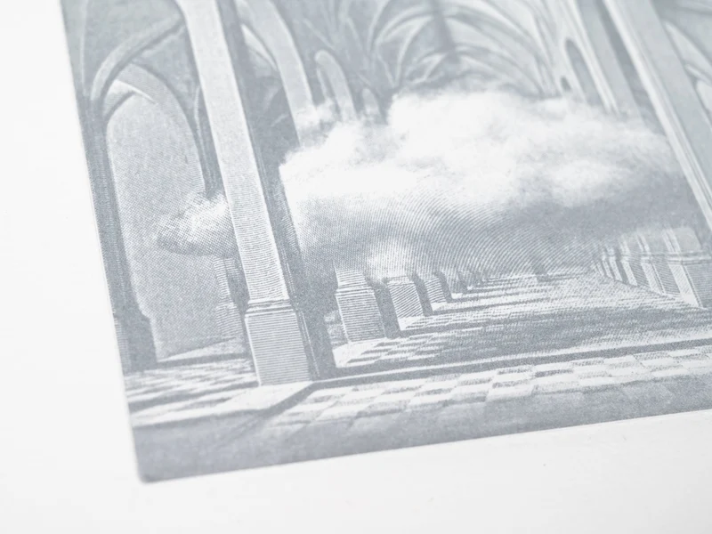 Laurent Grasso Études sur le passé (Nuage) - Gravure