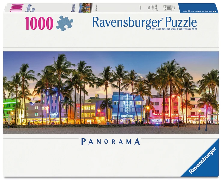 Panorama - Night Glow on Ocean Drive (1000 pcs)
