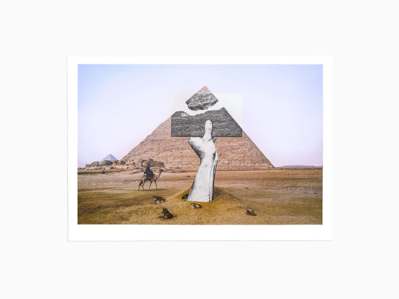 JR - Trompe l'oeil, Salutations de Gizeh, 21 octobre 2021, 6H01, Gizeh, Egypte, 2021