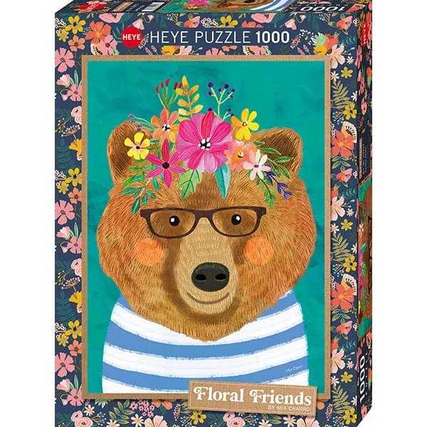Gentle Bruin, Floral Friends (1000 pcs)