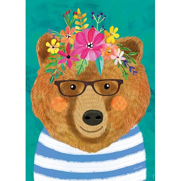 Gentle Bruin, Floral Friends (1000 pcs)