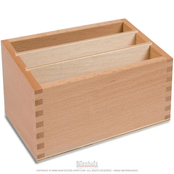 Boite pour cartes des formes géométriques/cartes de botanique