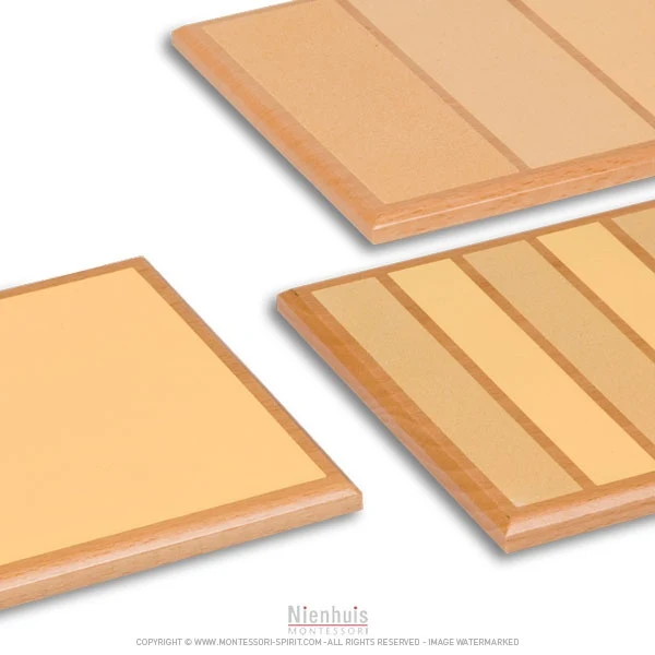 Tablettes lisse et rugueux