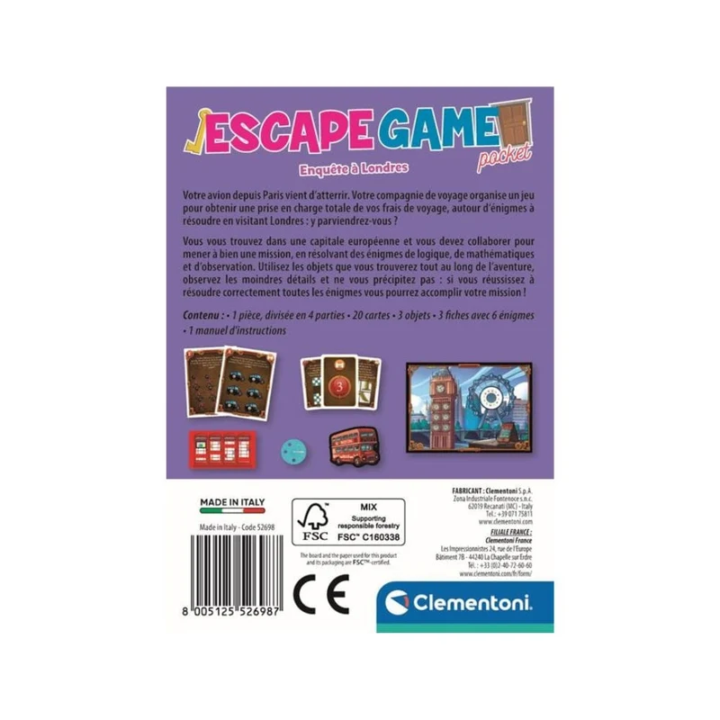 Escape game: Enquête à Londres (FR)