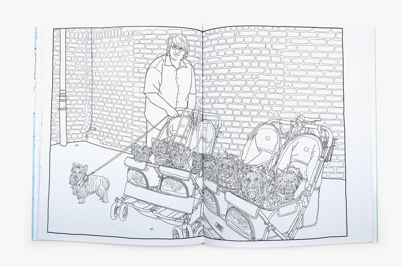 Jane Mount - Le Martin Parr, livre de coloriage !