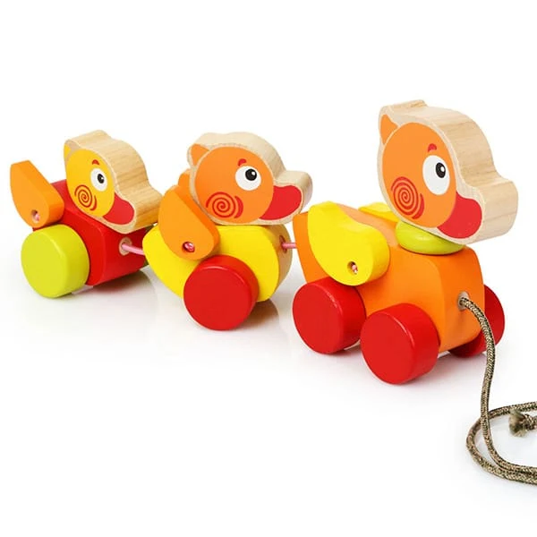 Jouet à tirer - Canards ambulants