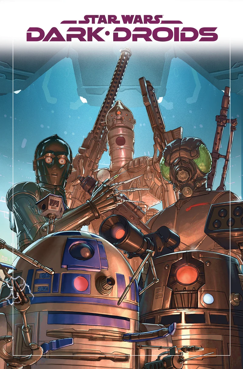 Star Wars : Dark Droids Omnibus, couverture de Pete Woods [Vente directe uniquement] - DÉFAUT MINEUR