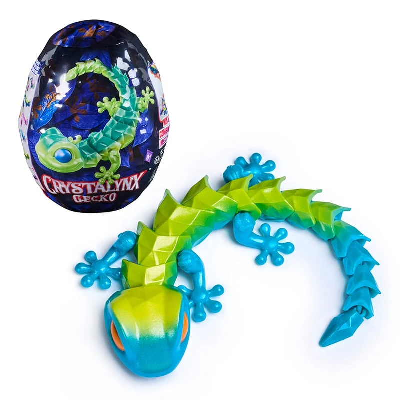 CrystaLynx - Figurine articulée gecko à collectionner de 24,5 cm (assortiment)
