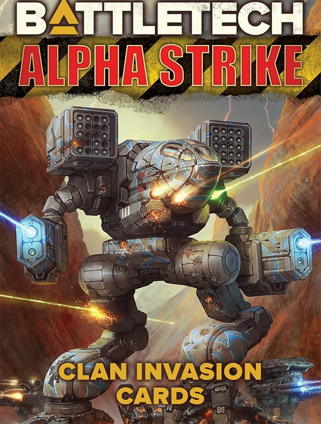 BATTLETECH : CARTES D'INVASION DU CLAN ALPHA STRIKE