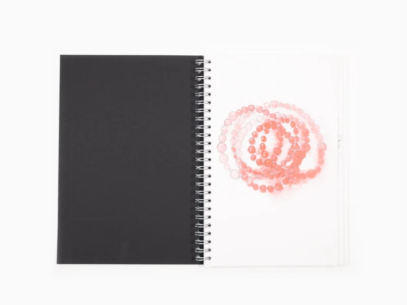 Jean-Michel Othoniel - Carnet à spirales « La rose du Louvre »