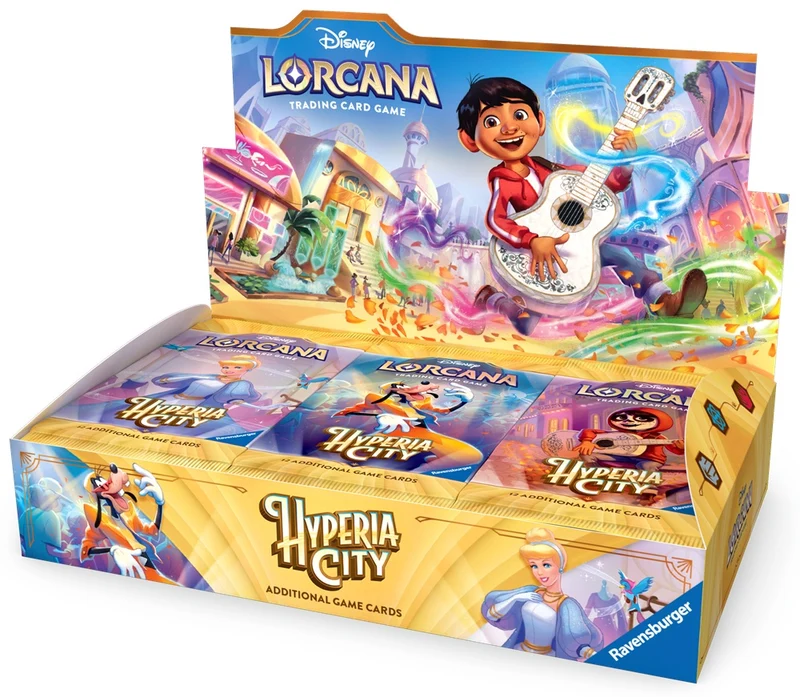 DISNEY LORCANA - HYPERIA CITY - PRÉSENTOIR BOOSTER (EN) - LIMITÉ À 4 EXEMPLAIRES [LIRE LA DESCRIPTION]
