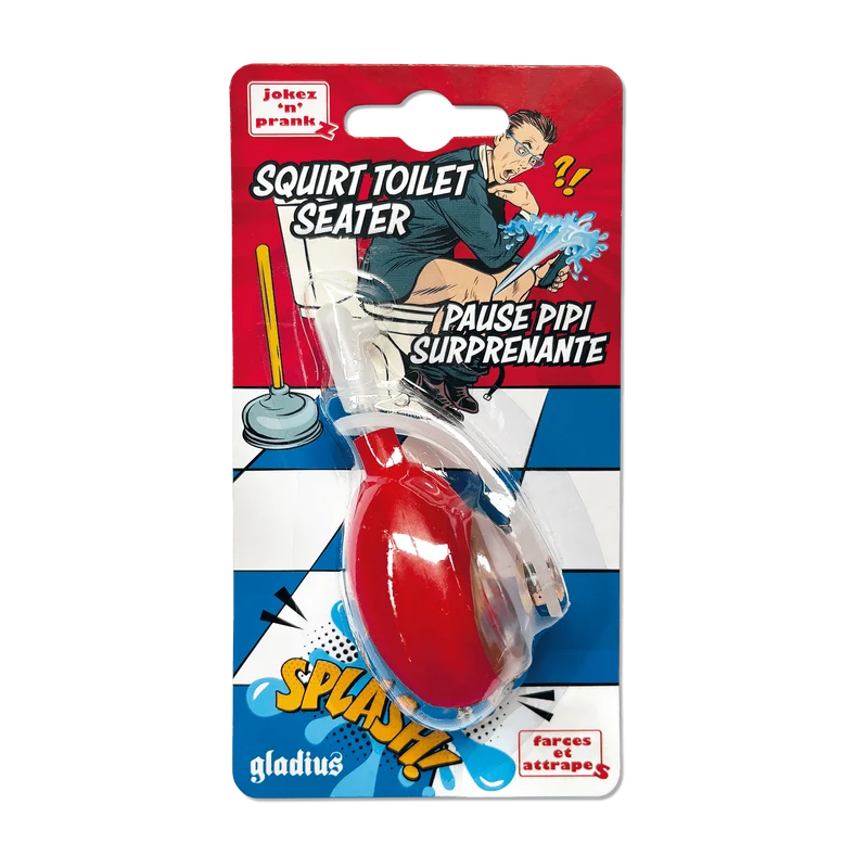 Pause pipi surprenante | Squirt Toilet Seater