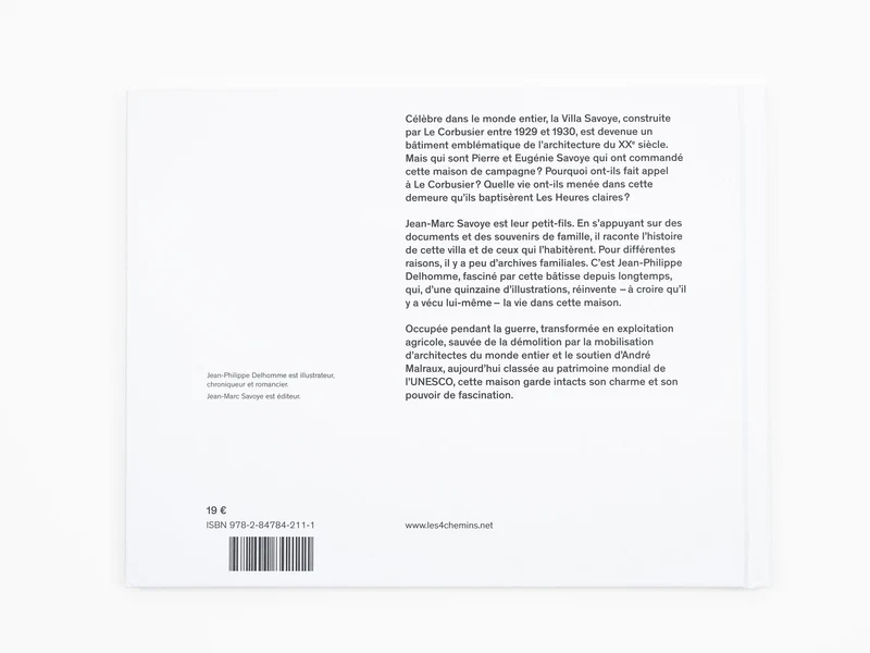 Jean-Marc Savoye / Jean-Philippe Delhomme - Les heures claires de la villa Savoye