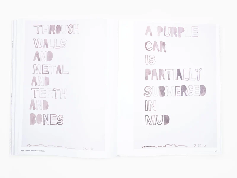 Daniel Arsham - Sketchbook