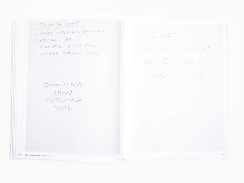 Daniel Arsham - Sketchbook