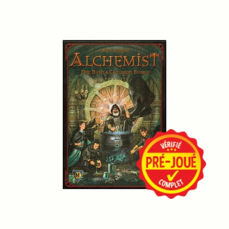 Alchemist - Fire burn and cauldron bubble (pré-joué) (EN)