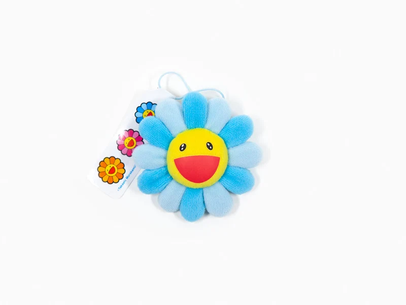 Takashi Murakami - Porte-clés peluche fleur - Bleu