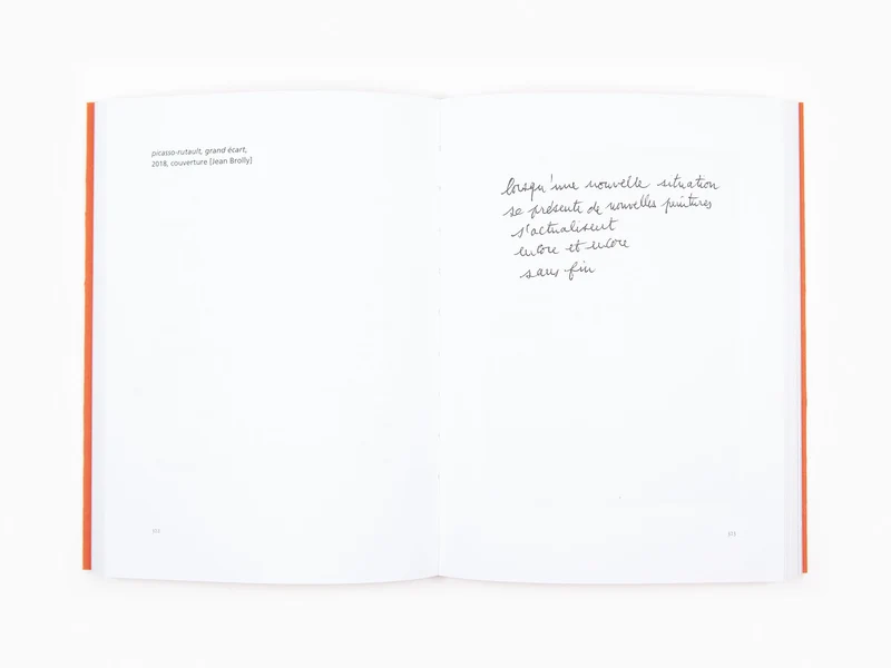 Claude Rutault - Premières pages (2) d/m/c 530