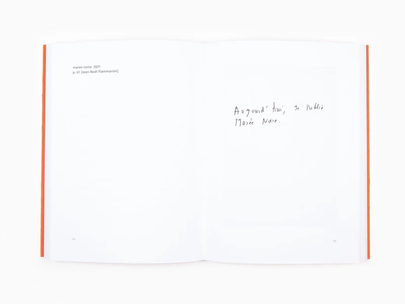 Claude Rutault - Premières pages (2) d/m/c 530