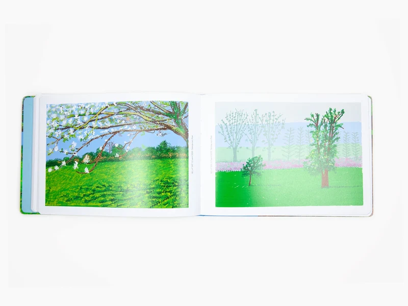 David Hockney - L'arrivée du printemps, Normandie, 2020