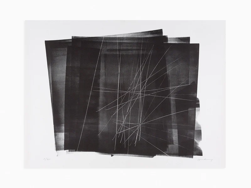 Hans Hartung - L 1966-1, édition 1966 [1969].