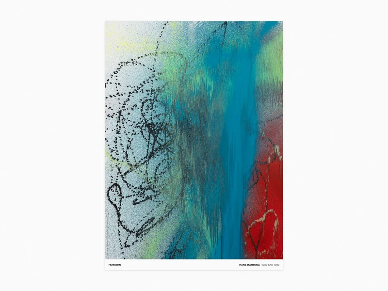 Hans Hartung - T1989-K49, 1989 (standard poster)