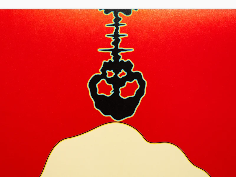 Takashi Murakami - Time Bokan - Missing in the Eyes - Red
