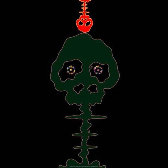 Takashi Murakami - Time Bokan - black + moss green