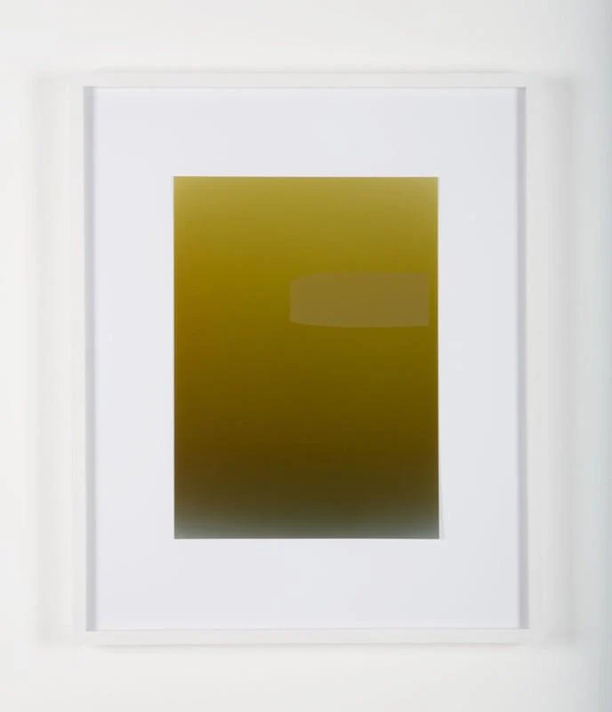 Pieter Vermeersch - Sans titre 2012 (C-print & green Sérigraphie), encadré