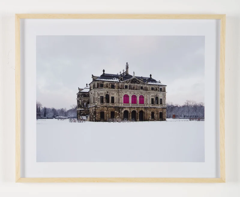 Pieter Vermeersch - Sans titre (maison de Dresde), encadré
