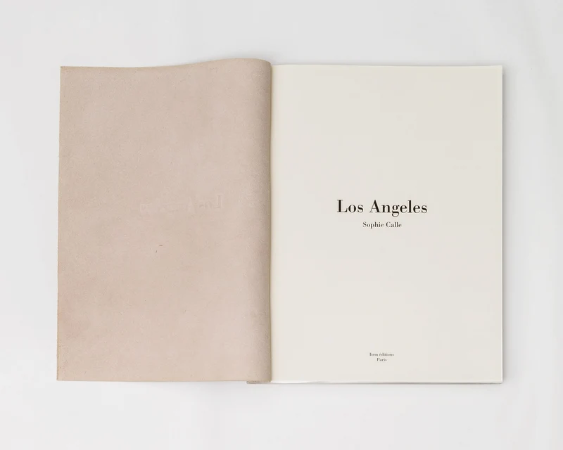 Sophie Calle - Los Angeles