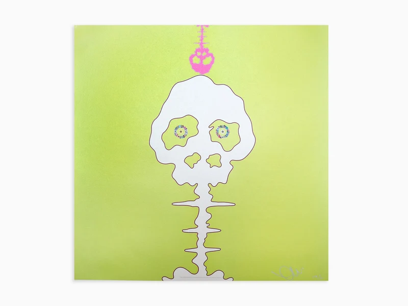 Takashi Murakami - Lime Green - Time