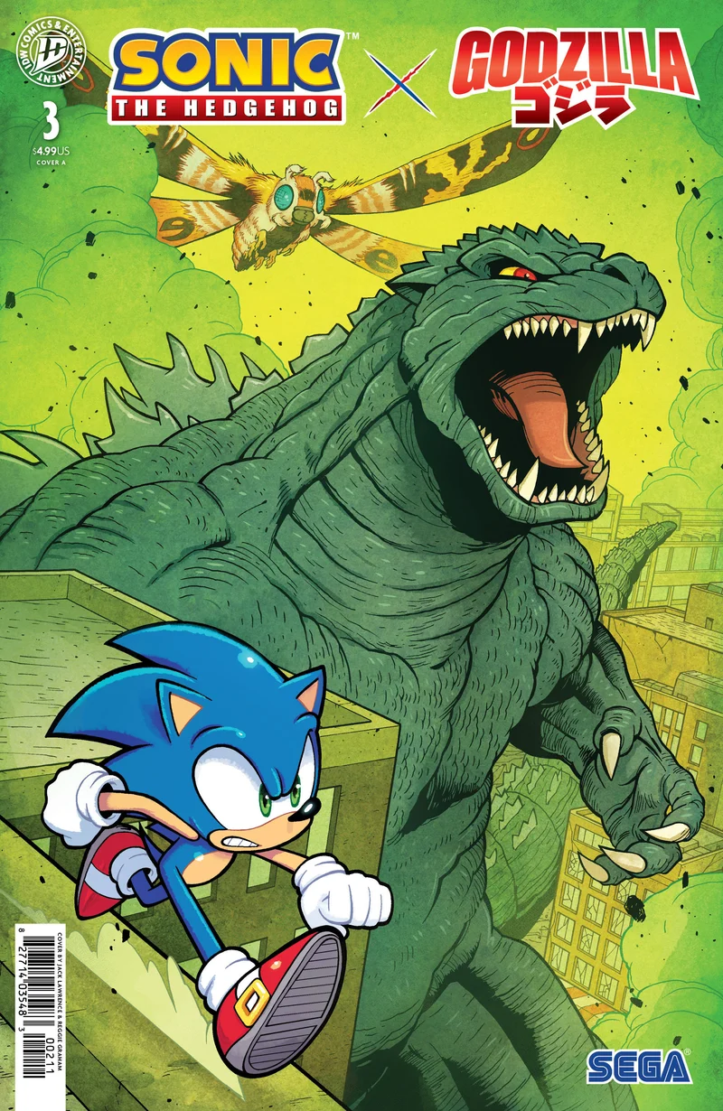 Sonic The Hedgehog X Godzilla #3 IDW A Lawrence 14/10/2026