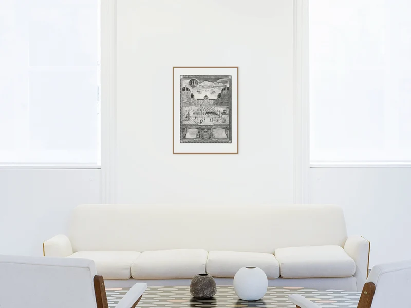 JR - JR au Louvre, 2016 (gravure / chalcographie)