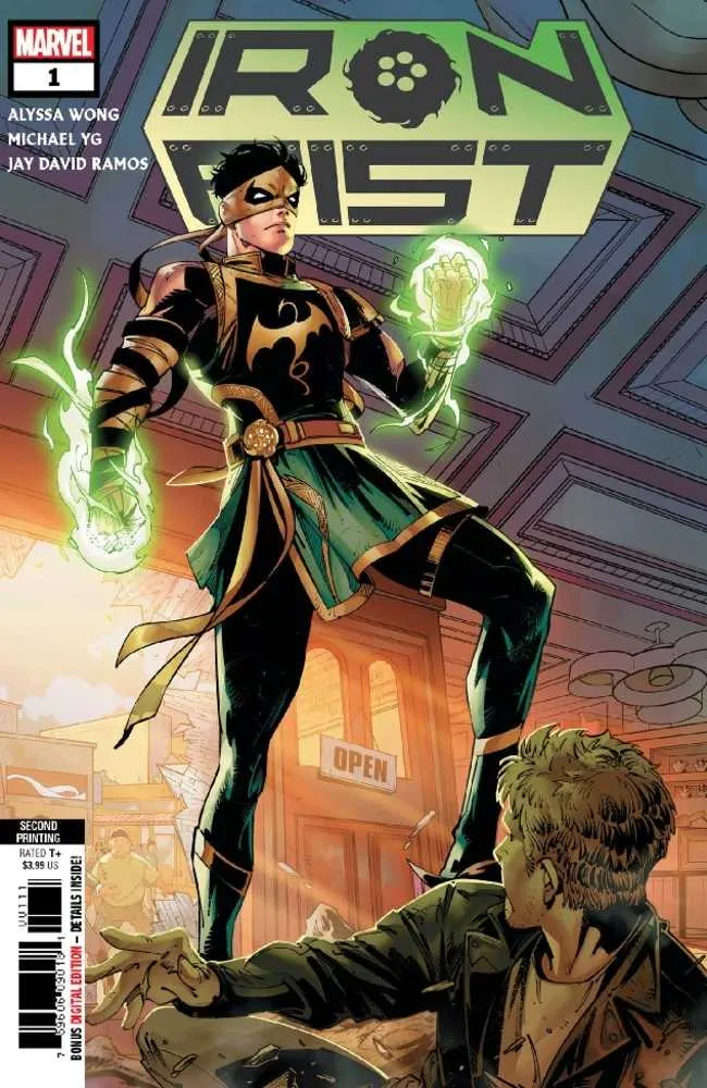 Iron Fist n° 1 (sur 5), deuxième tirage, Michael Yg, 13/04/2022