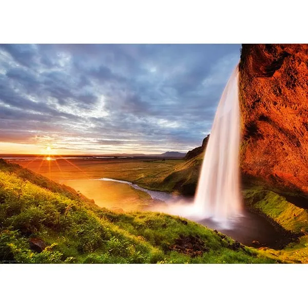 Seljalands Waterfall, AVH (1000 pcs boîte carrée)