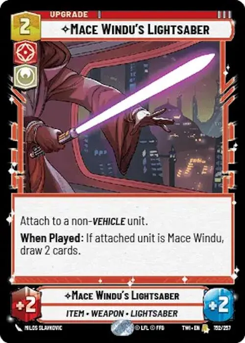 Sabre laser de Mace Windu (152/257) [Le Crépuscule de la République]