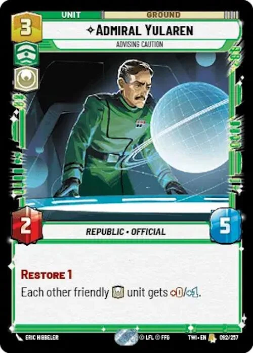 Amiral Yularen (092/257) [Le Crépuscule de la République]