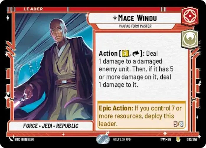 Mace Windu - Maître de la forme Vaapad (013/257) [Le Crépuscule de la République]