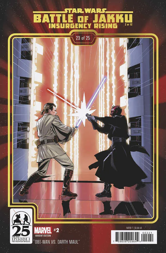 Star Wars : Bataille de Jakku - Insurgency Rising #2 Chris Sprouse La Menace Fantôme Variant 25e anniversaire