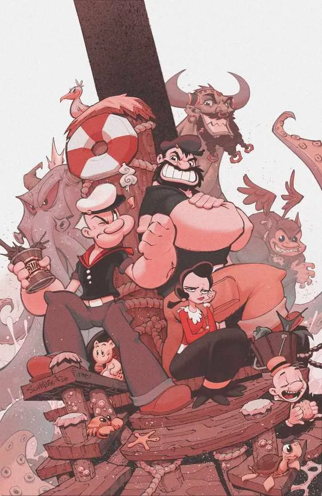 Eye Lie Popeye #1 (sur 5) Couverture B Sommarvia