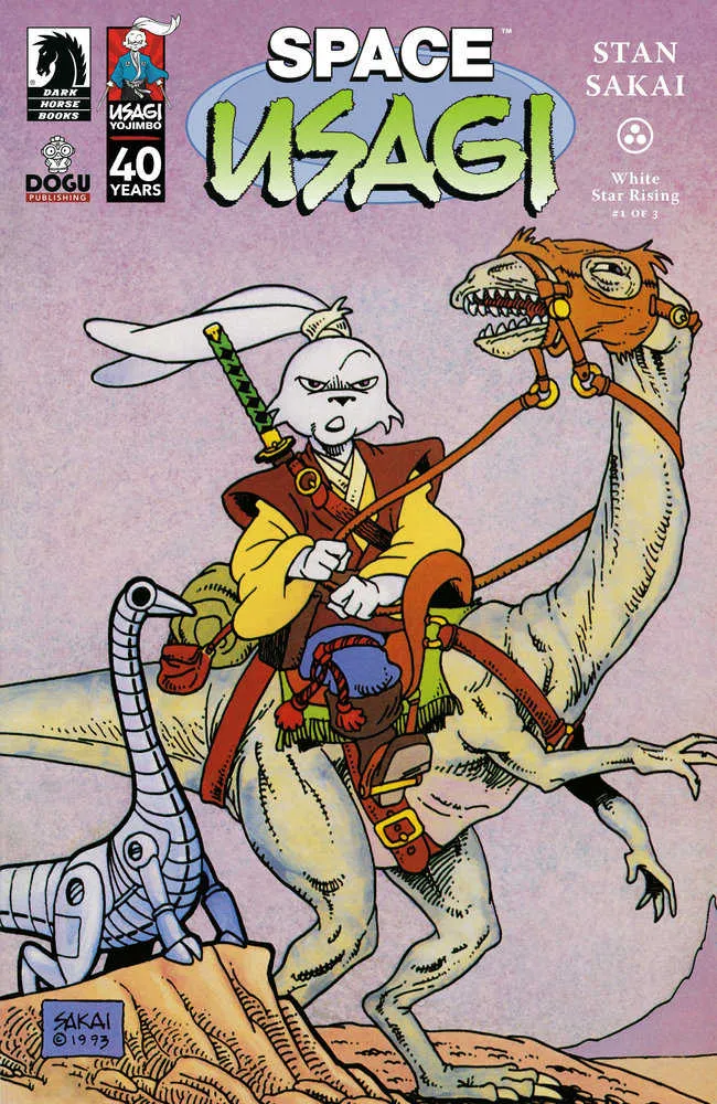 Couverture de Space Usagi White Star Rising #1 A Sakai