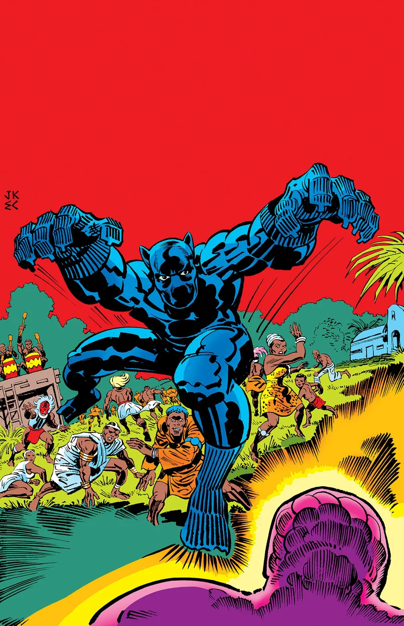 Black Panther : La Proie de la Panthère (intégrale) Couverture de Jack Kirby [Vente directe uniquement]