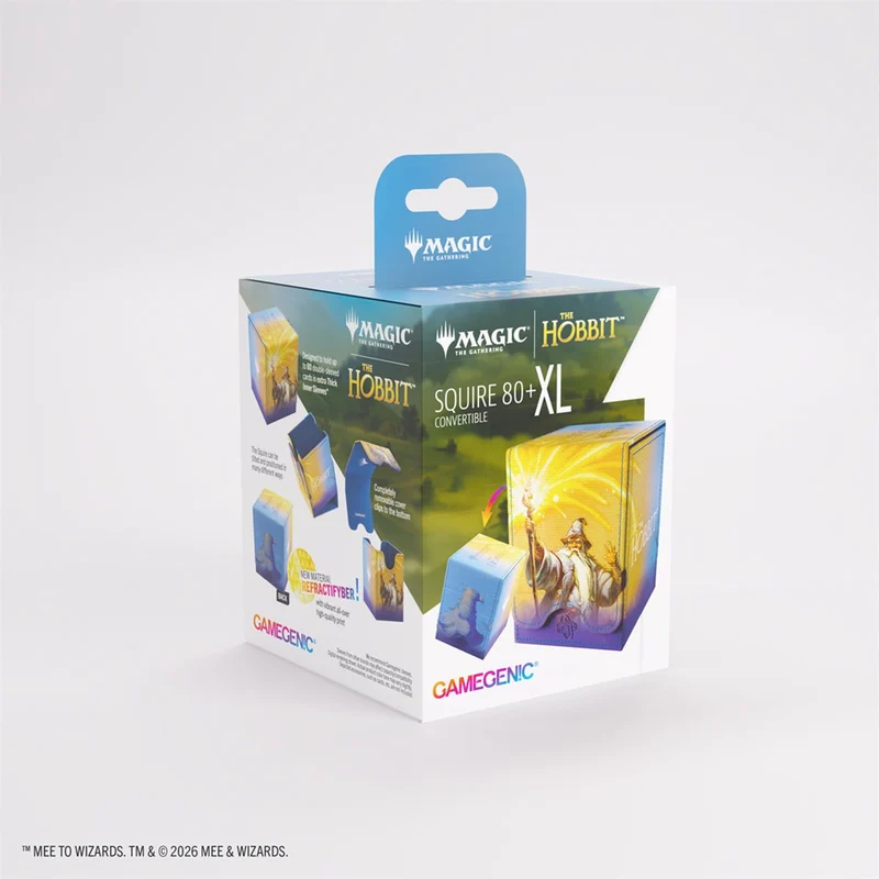 BOÎTE DE JEU DE CARTES - PORTE-JEU DE CARTES PREMIUM 80+ CARTES - GANDALF, LE FLÉAU DES GOBELINS