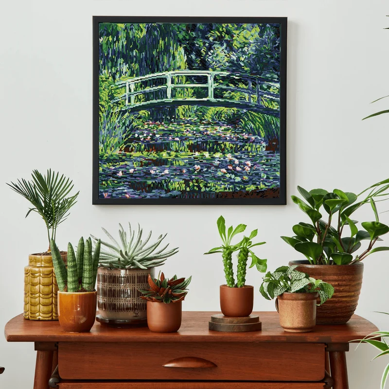 Nymphéas et Pont Japonais (Monet) 65x67